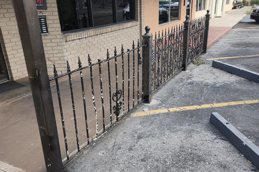 Metal Parking Fence