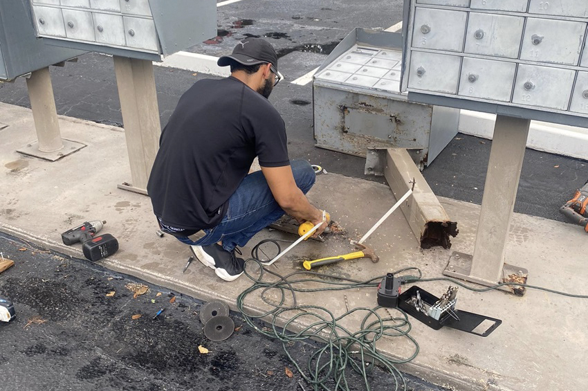 Worker Welding Metal