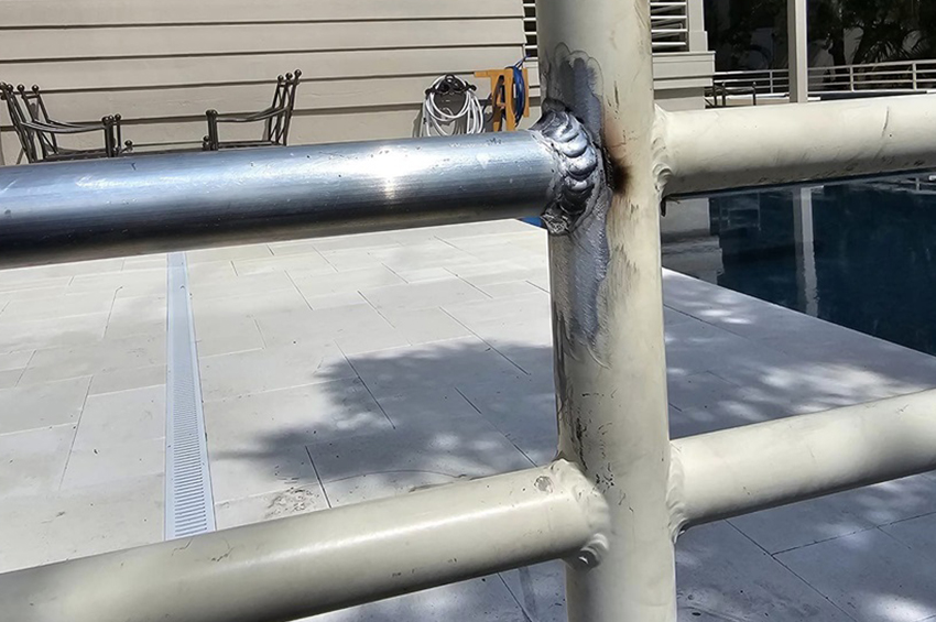 Welding Metal Fence